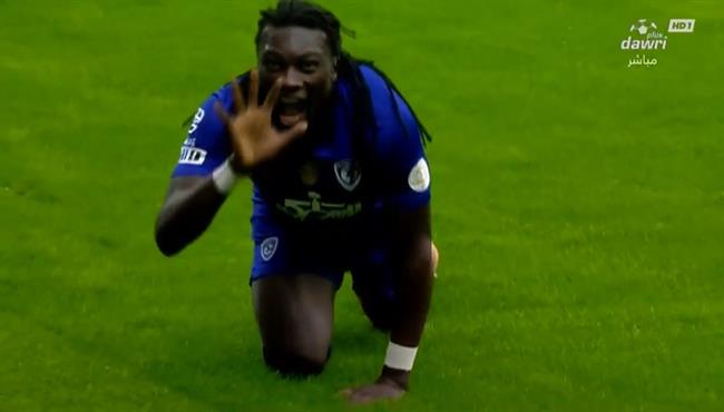 هدف الهلال الاول في مرمي الحزم بالدوري السعودي