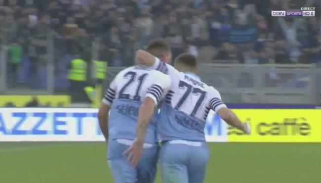 هدف صاروخي في مباراة لاتسيو وتورينو بالدوري الايطالي