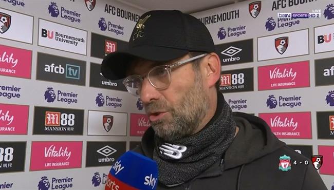اول تعليق من يورجن كلوب بعد هاتريك محمد صلاح في بورنموث