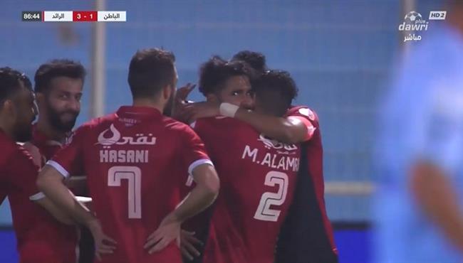 اهداف مباراة الرائد والباطن 3 1 الدوري السعودي
