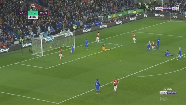 اهداف مباراة مانشستر يونايتد وكارديف سيتي 5 1 الدوري الانجليزي