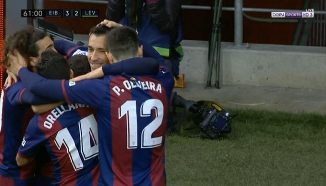 اهداف مباراة ايبار وليفانتي 4 4 الدوري الاسباني