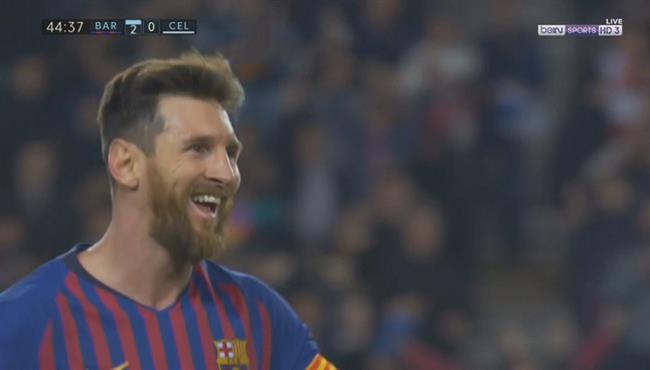 هدف ميسي فى مرمي سيلتا فيجو تعليق حفيظ دراجي