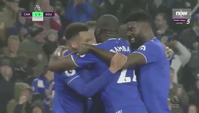 هدف فوز كارديف سيتي علي ساوثهامتون 1 0 الدوري الانجليزي