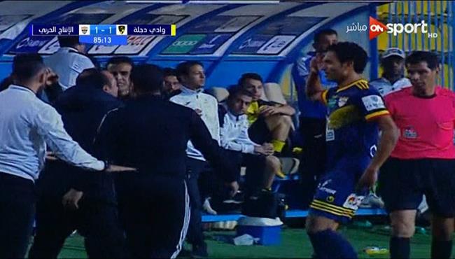 اهداف مباراة الانتاج الحربي ووادي دجلة 2 1 الدوري المصري