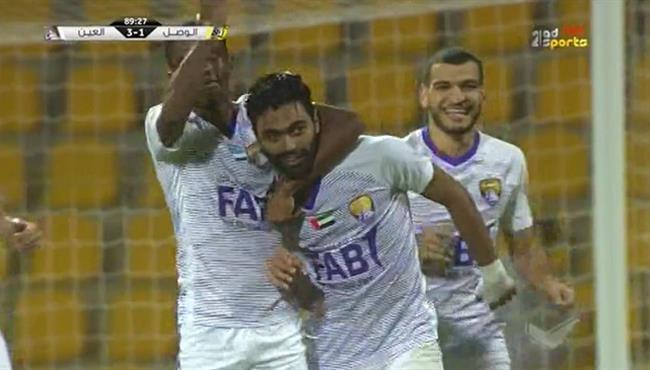 هدف حسين الشحات في مرمي الوصل الاماراتي