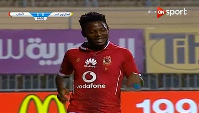 هدف باكاماني في مرمي المقاولون العرب