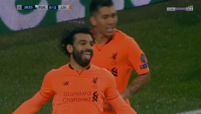 هدف محمد صلاح في مرمي بورتو تعليق عصام الشوالي