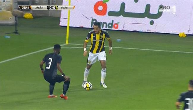 ملخص لمسات محمود كهربا في مباراة الاتحاد والشباب