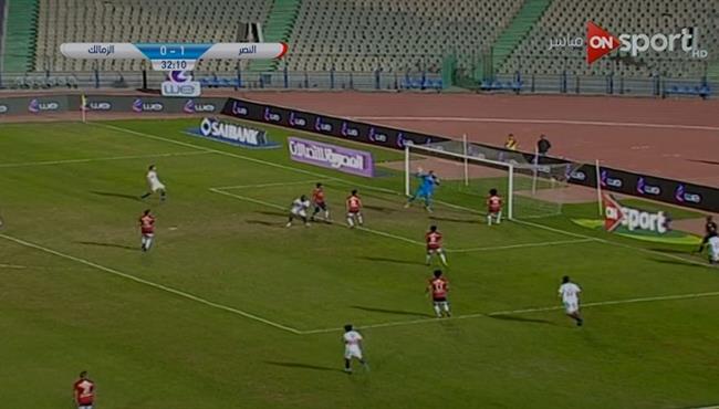 هدف تعادل الزمالك مع النصر 1 1 الدوري المصري