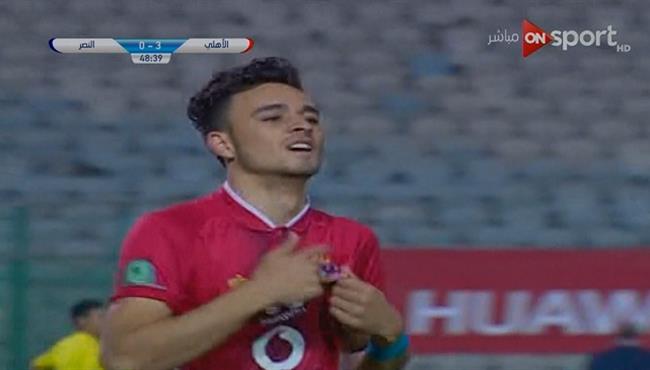 هدف صلاح محسن فى مرمى النصر
