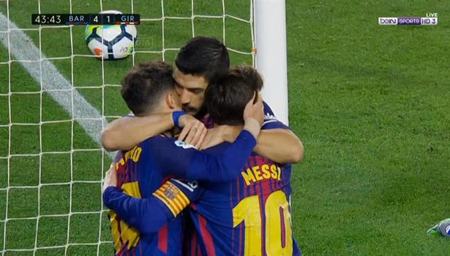 هدف برشلونه الرابع في مرمي جيرونا