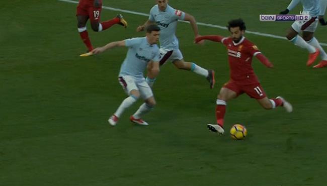 ملخص لمسات محمد صلاح فى مباراة ليفربول ووست هام تعليق حفيظ دراجى