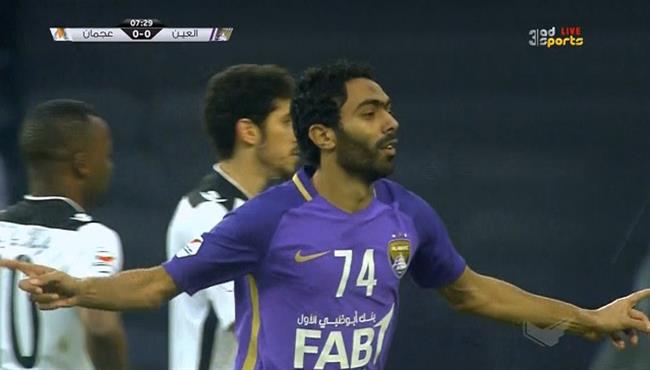 هدف حسين الشحات الرائع في مرمي عجمان