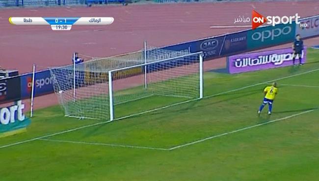 هدف الزمالك الثانى فى مرمى طنطا