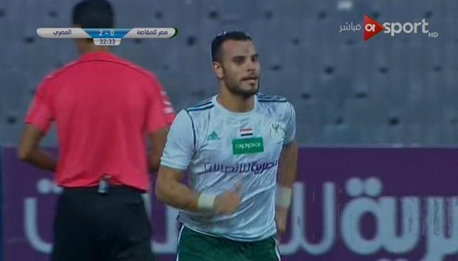 هدف احمد جمعة فى مرمى مصر المقاصة