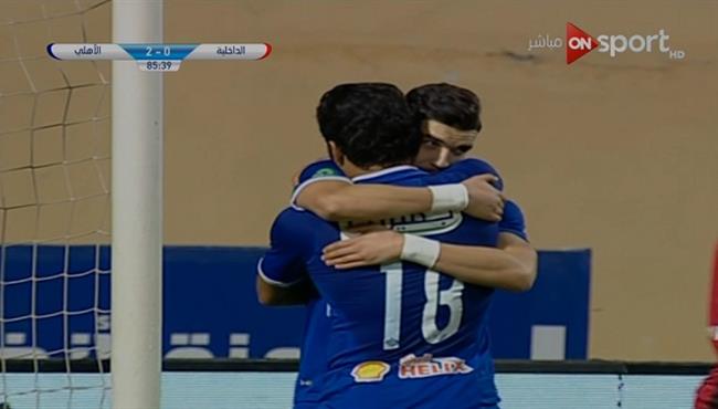 هدف وليد ازارو فى مرمى الداخلية