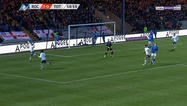 هدف لوكاس مورا في مرمي روكدال كاس الاتحاد الانجليزي