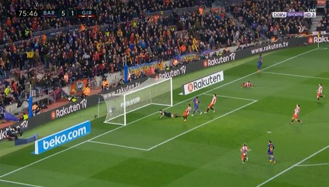هدف برشلونه السادس في مرمي جيرونا