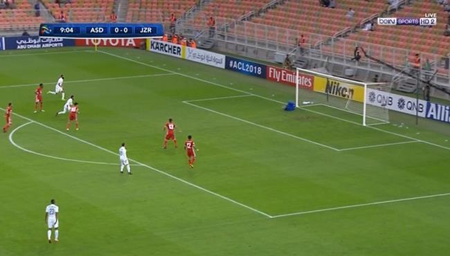 هدف الاهلي السعودي الاول العالمي في مرمي الجزيرة الاماراتي