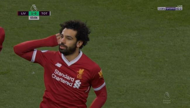 هدف محمد صلاح فى مرمى توتنهام بتعليق عصام الشوالى