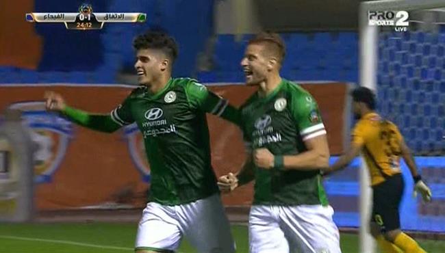 هدف فخر الدين بن يوسف في مرمي الفيحاء الدوري السعودي