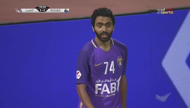 ملخص لمسات حسين الشحات في مباراة العين والشارقة