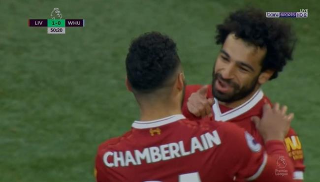 هدف محمد صلاح في مرمي وستهام بتعليق حفيظ دراجي