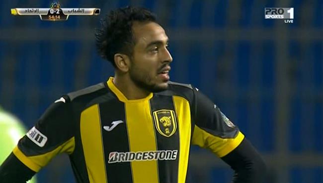 ملخص لمسات محمود كهربا فى مباراة الشباب والاتحاد تعليق فهد العتيبى