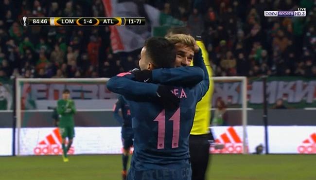 هدف جريزمان الرائع في مرمي لوكوموتيف موسكو