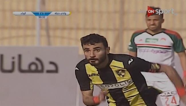هدف رائع لـ وادى دجلة فى مرمى الرجاء