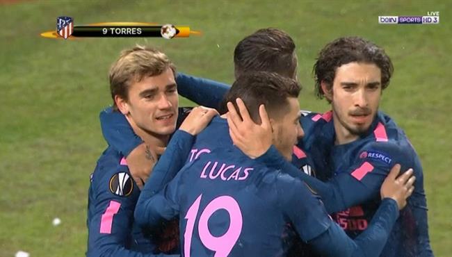 اهداف مباراة اتليتكو مدريد و لوكوموتيف موسكو 5 1 الدوري الاوروبي