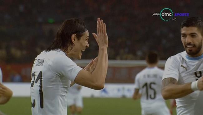 هدف كافانى فى مرمى ويلز كأس الصين