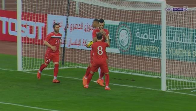 هدف عمر السومة في مرمي قطر