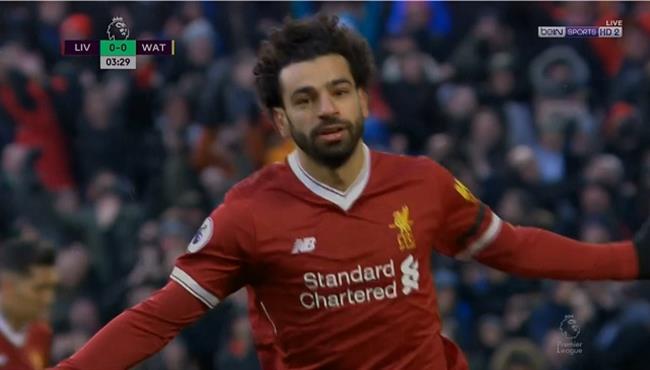 هدف محمد صلاح الرائع في واتفورد على طريقة ميسي وبواتينج