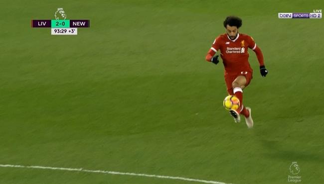 ملخص لمسات محمد صلاح في مباراة ليفربول ونيوكاسل