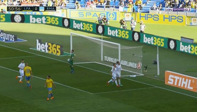 هدف ريال مدريد الثالث في مرمي لاس بالماس جاريث بيل