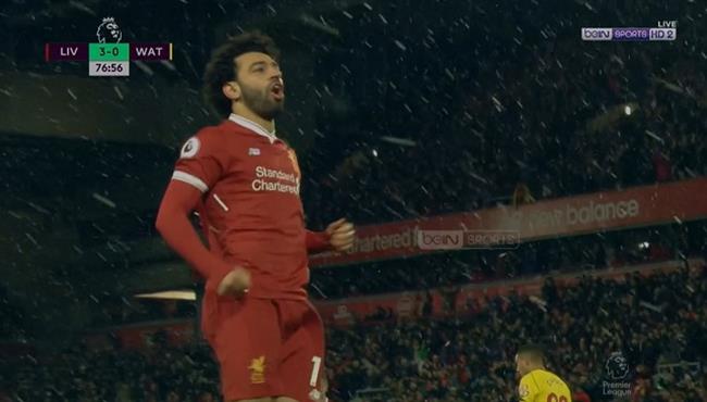 هدف محمد صلاح الثالث الرائع في مرمى واتفورد راوغ الدفاع بالكامل