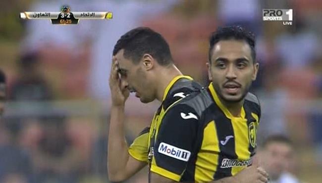 هدف الاتحاد الثاني في مرمي التعاون اسيست كهربا