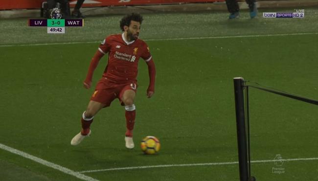 محمد صلاح يصنع هدف فيرمينيو الرائع فى مرمى واتفورد