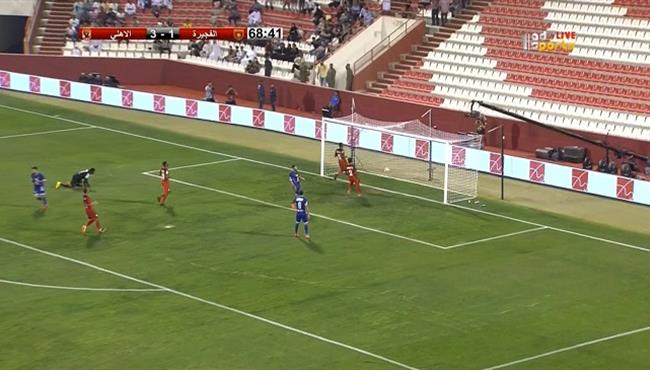 هدف الاهلي الرابع في مرمي الفجيرة اسلام محارب