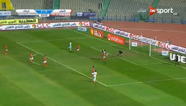 كاسونجو يهدر فرصة سهلة فى مباراة الاهلى والزمالك