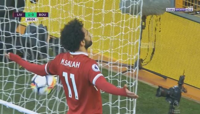 هدف محمد صلاح فى مرمى بورنموث