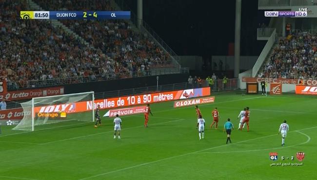 اهداف مباراة ديجون وأولمبيك ليون 2 5 الدورى الفرنسي