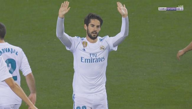 هدف ايسكو الرائع فى مرمى ملقا