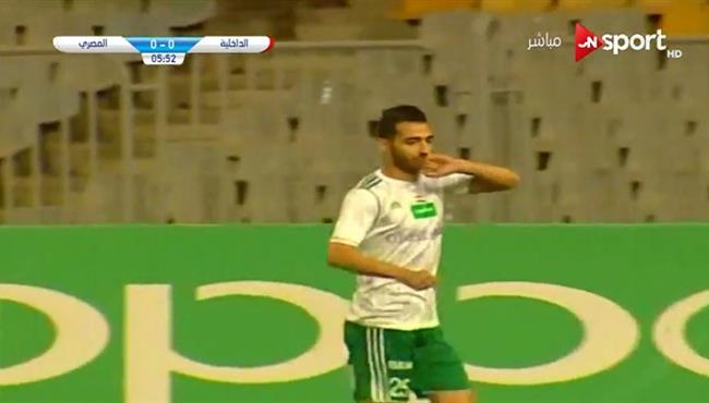هدف المصرى الاول فى مرمى الداخلية