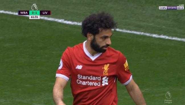 ملخص لمسات محمد صلاح فى مباراة ليفربول ووست بروميتش