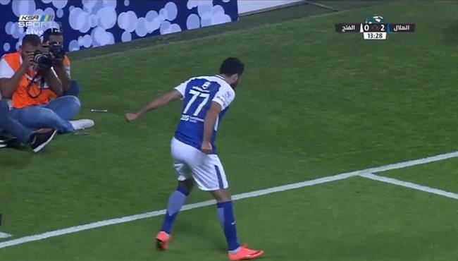 هاتريك عمر خريبين فى مرمى الفتح بالدورى السعودى