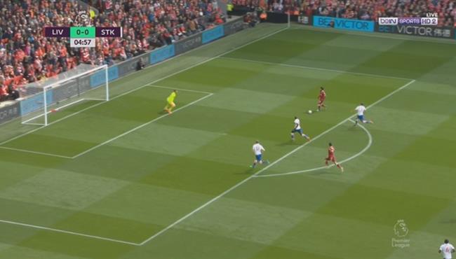 محمد صلاح يهدر فرصه لا تصدق امام ستوك سيتى