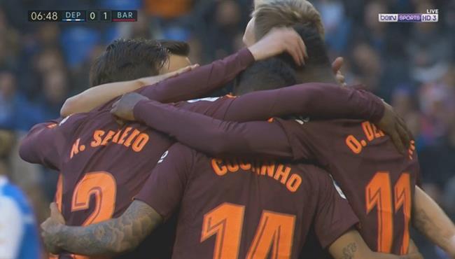 اهداف مباراة برشلونة وديبورتيفو لاكورونيا 4 2 بتعليق رؤوف خليف